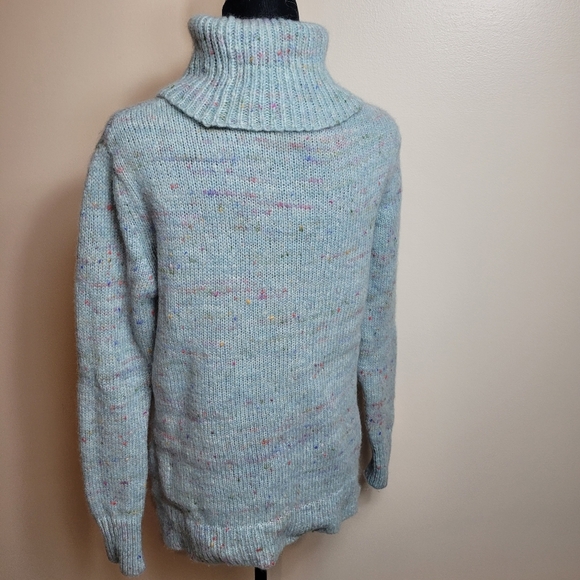 Banana republic blue multy color alpaca, wool blend size S - Picture 7 of 10